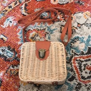 Wicker Satchel